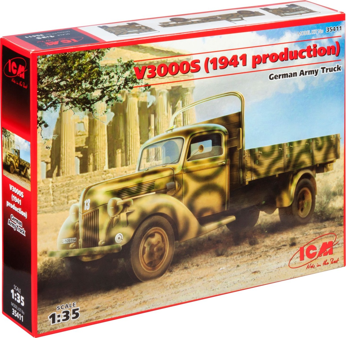 Zdjęcie dodatkowe produktu V3000S (produkcja 1941) 1:35 ICM 35411