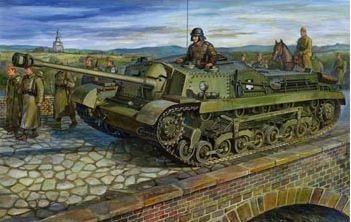 Hungarian 75 mm 44M Zrinyi I 1:35 Bronco CB35121 assault gun