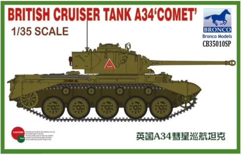 British tank A34 Comet 1:35 Bronco CB35010SP