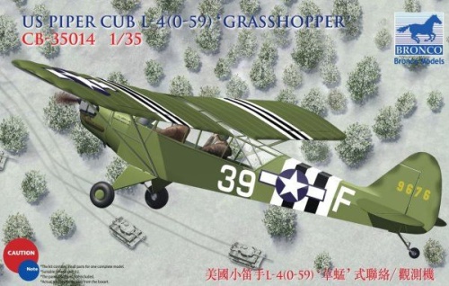 US Piper Cub L4 (0-59) Grasshopper 1:35 Bronco CB35014