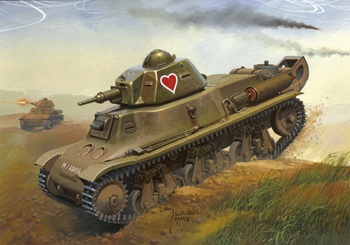 French H39 Hotchkiss light tank 1:35 Bronco CB35001