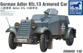 Zdjęcie główne produktu Niemiecki samochód pancerny Kfz.13 Adler 1:35 Bronco CB35032