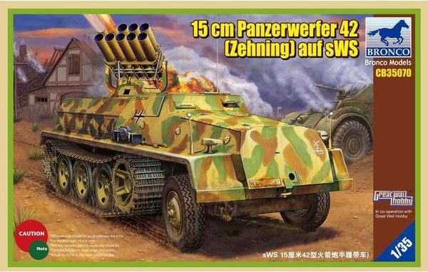 Zdjęcie główne produktu 15cm Panzerwerfer 42 (Zehnling) auf sWS 1:35 Bronco CB35070