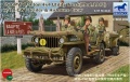 Zdjęcie główne produktu US GPW 1/4 ton 4x4 Utility Truck Mod.1942 z przyczepą 10-CWT i załogą 1:35 Bronco CB35106