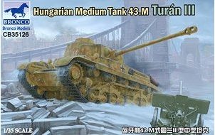 Zdjęcie główne produktu Węgierski czołg średni 43.M Turan III 1:35 Bronco CB35126