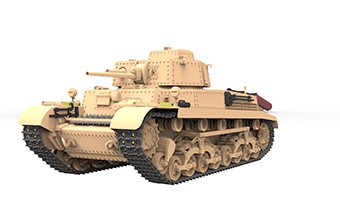Zdjęcie dodatkowe produktu Węgierski czołg średni 40.M Turan I 1:35 Bronco CB35120