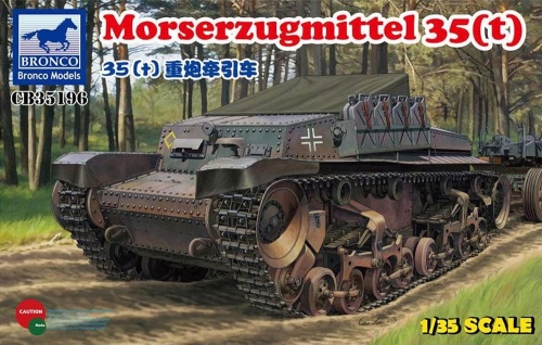 German artillery tractor of World War II Morserzugmittel 35 (T) 1:35 Bronco CB35196