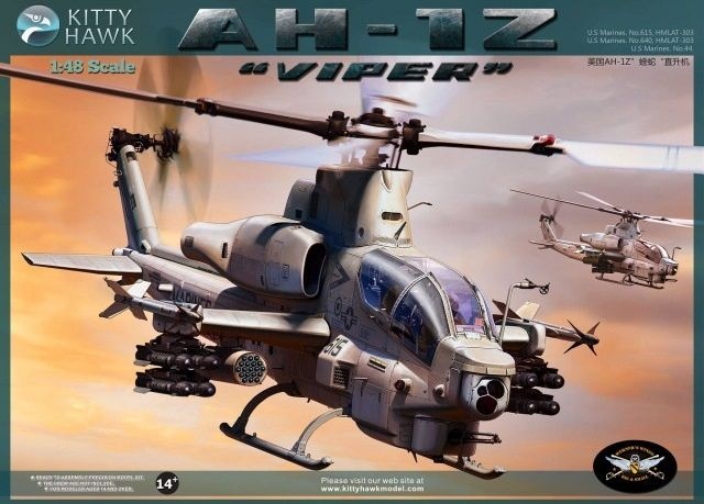 Zdjęcie główne produktu Bell AH-1Z Viper 1:48 Kittyhawk 80125