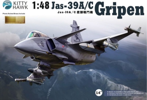 JAS-39A/C Gripen 1:48 Kittyhawk 80117