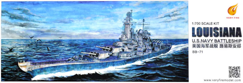 USS Louisiana BB-71 1:700 Very Fire 700902