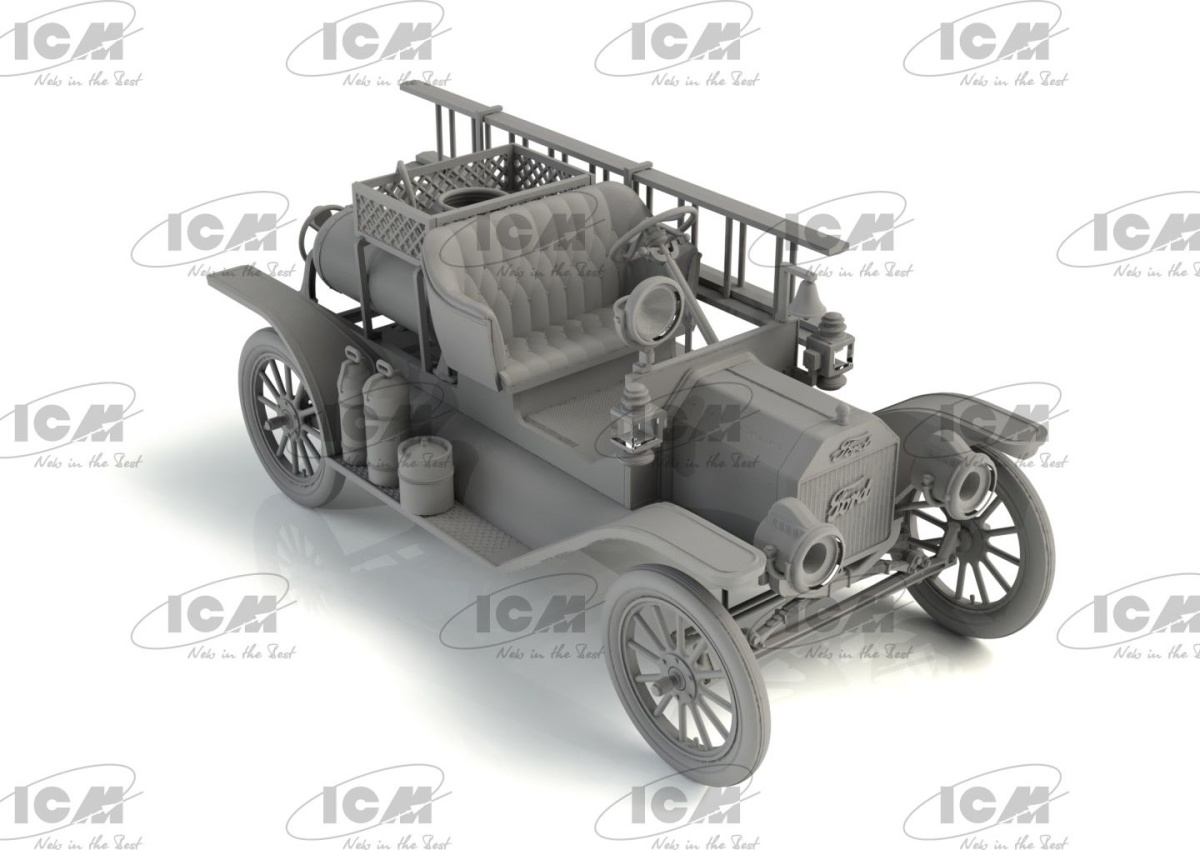 Zdjęcie dodatkowe produktu Wóz Strażacki Model T 1914 1:35 ICM 35605