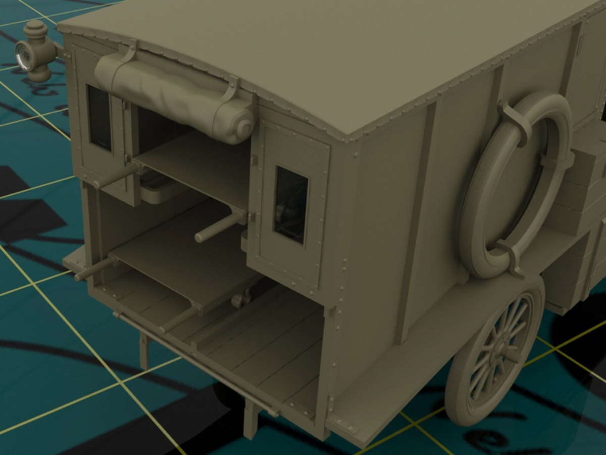 Zdjęcie dodatkowe produktu Ambulans Model T 1917 1:35 ICM 35661