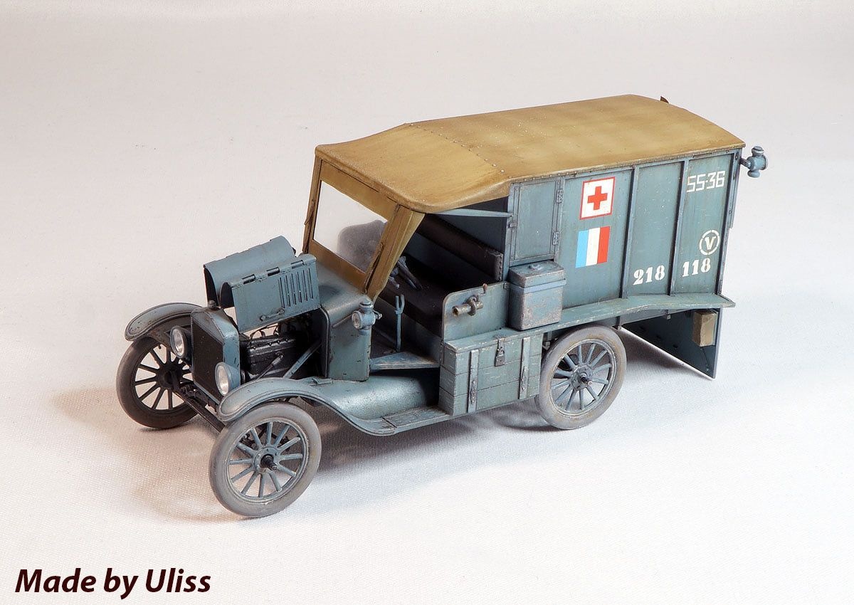 Zdjęcie dodatkowe produktu Ambulans Model T 1917 1:35 ICM 35661