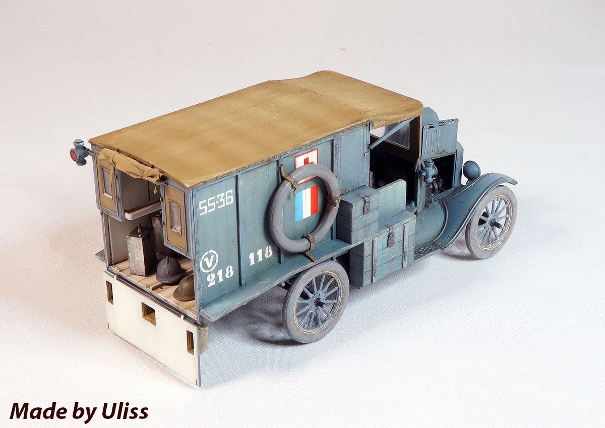 Zdjęcie dodatkowe produktu Ambulans Model T 1917 1:35 ICM 35661