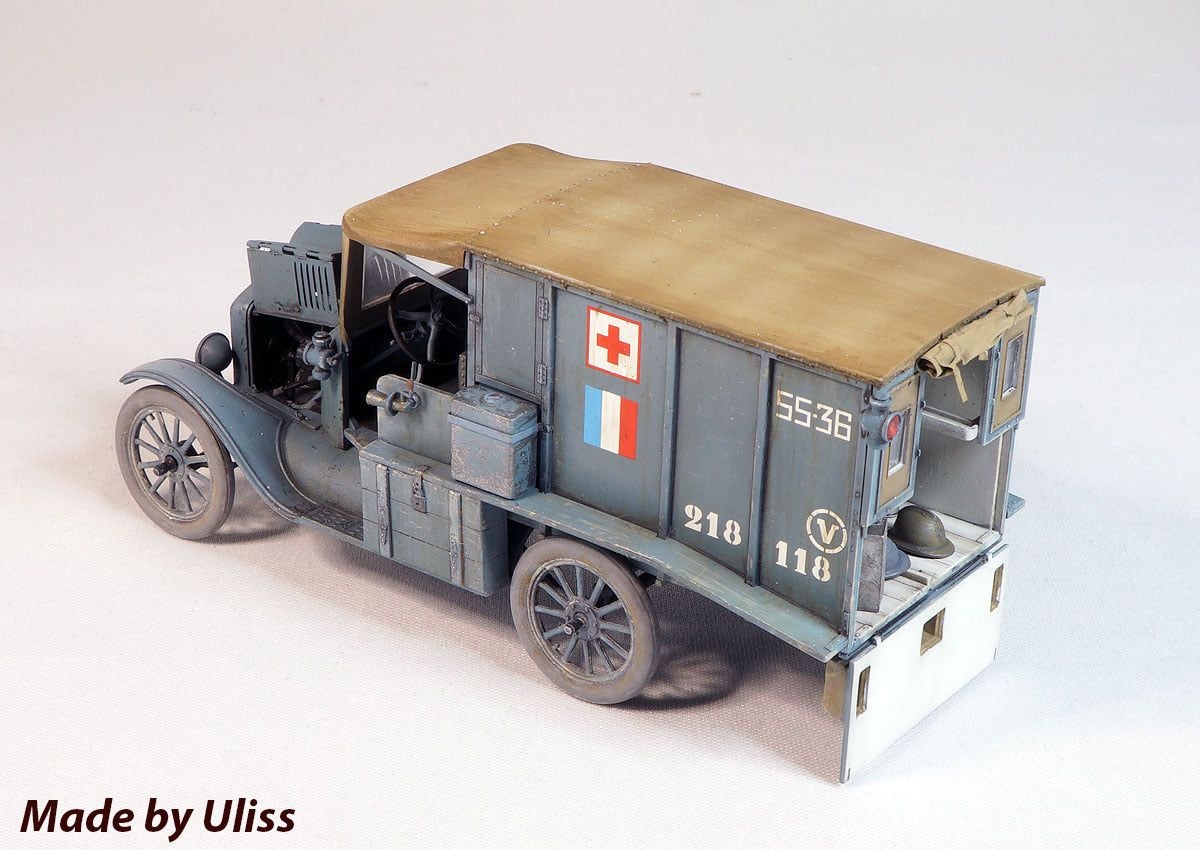 Zdjęcie dodatkowe produktu Ambulans Model T 1917 1:35 ICM 35661