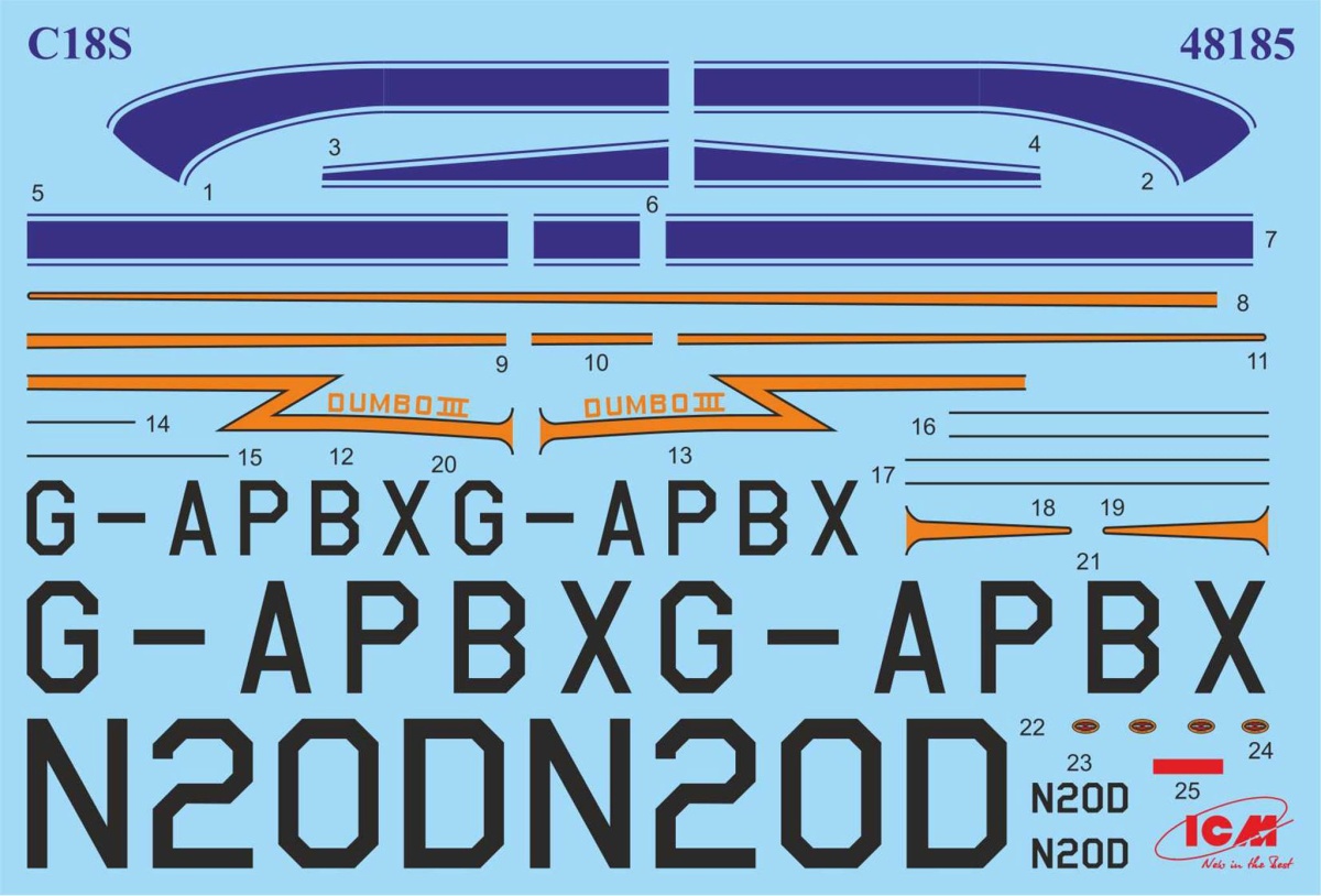 Zdjęcie dodatkowe produktu C18S Amerykański samolot pasażerski 1:48 ICM 48185