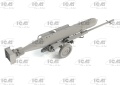 Zdjęcie dodatkowe produktu Niemiecka przyczepa torpedowa z czasów II wojny światowej 1:48 ICM 48404