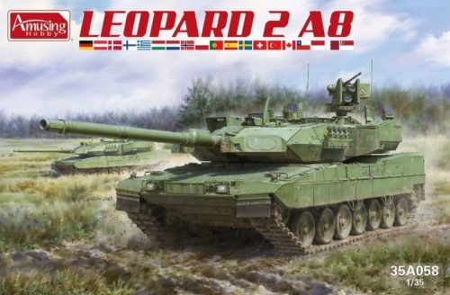 Leopard 2 A8 1:35 Amusing Hobby 35A058