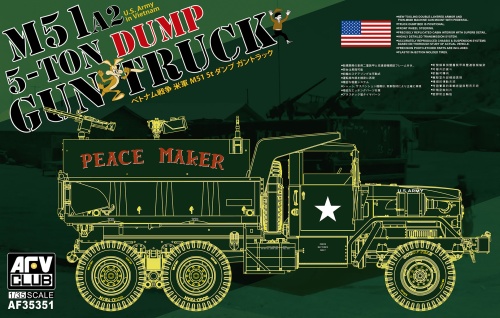 M51A2 5-ton 6x6 dump truck 1:35 AFV Club 35351