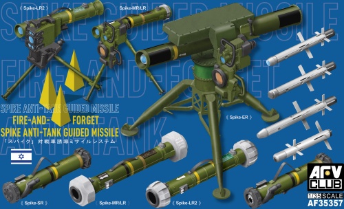 Spike anti-tank guided missile type ``fire and forget`` 1:35 AFV Club 35357