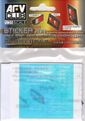 Anti-reflective coating decal for Leopard 2 1:35 AFV tank Club AC35015