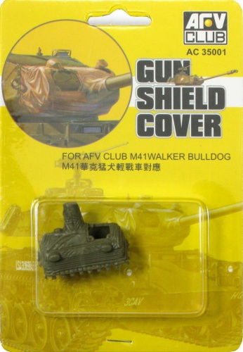 Gun shield for AFV Club M41 Walker Bulldog 1:35 AFV Club AC35001