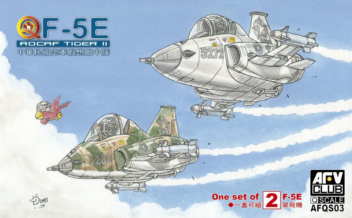 Zdjęcie główne produktu F-5E ROCAF Tiger II Special Edition Egg Plane AFV Club QS03