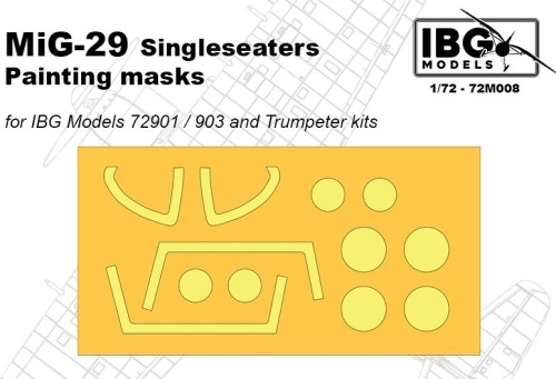 MiG-29 1:72 IBG 72M008 painting mask