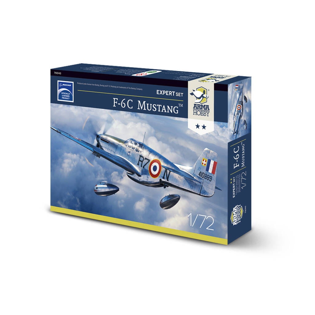 Zdjęcie główne produktu F-6C Mustang Expert Set 1:72 Arma Hobby 70040