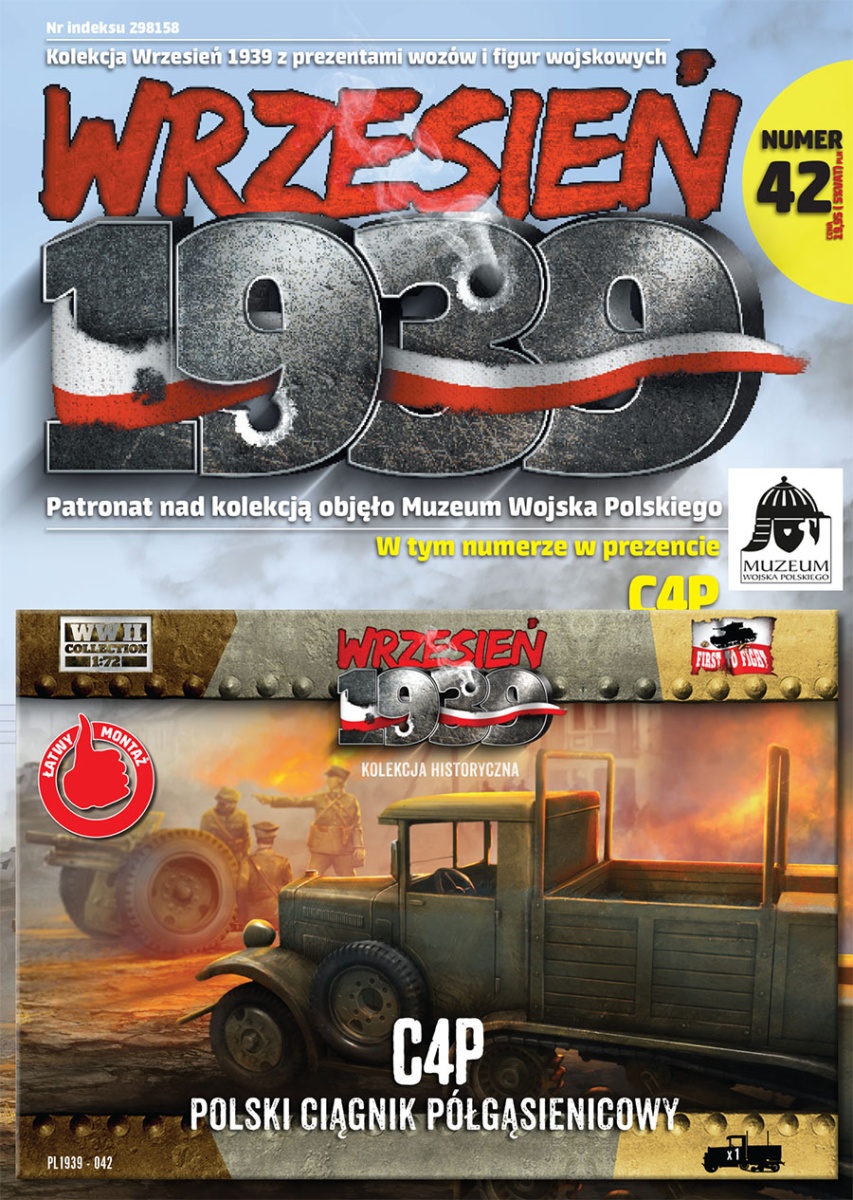 Zdjęcie główne produktu Polski Ciągnik C4P 1:72 First To Fight PL042