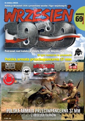 The ppanc cannon. 37 mm wz. 36 with lancers support 1:72 First To Fight PL069