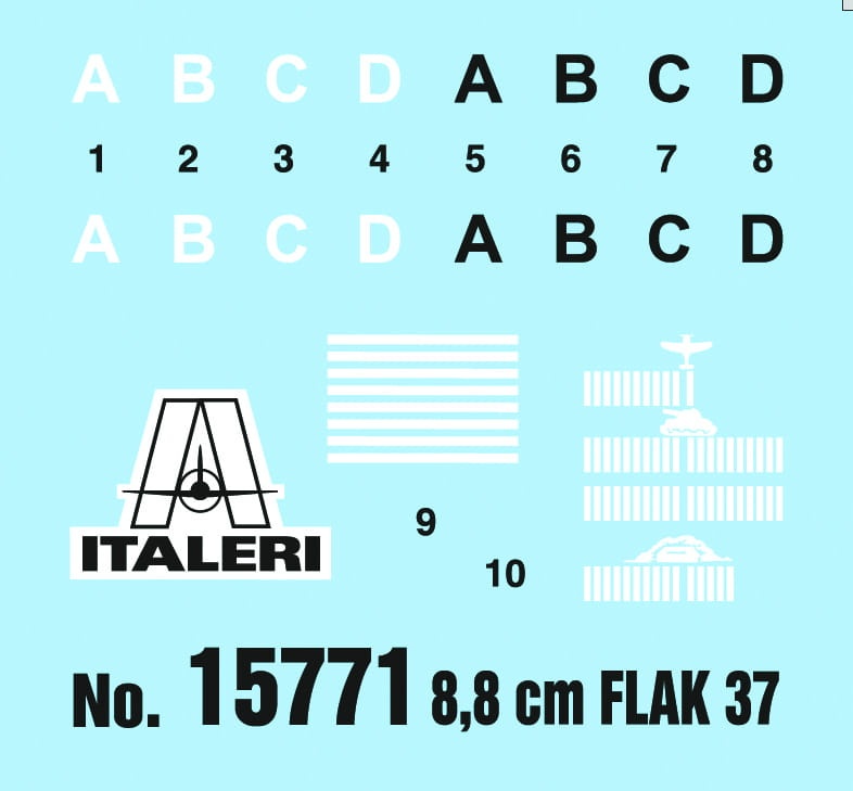 Zdjęcie dodatkowe produktu Artyleria przeciwlotnicza 88mm z załogą 1:56 Italeri 15771