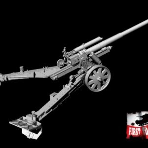 Zdjęcie dodatkowe produktu Niemiecka ciężka haubica polowa 15cm sFH18 do trakcji konnej 1:72 First To Fight PL079
