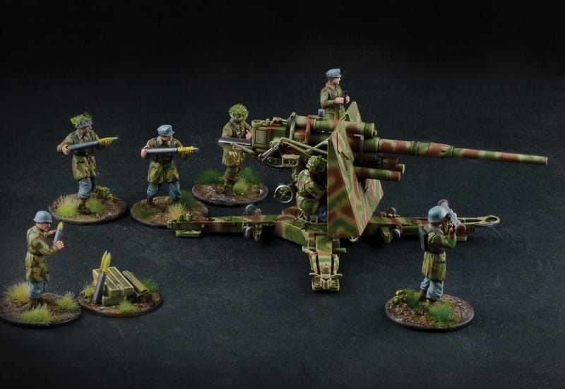 Zdjęcie dodatkowe produktu Artyleria przeciwlotnicza 88mm z załogą 1:56 Italeri 15771