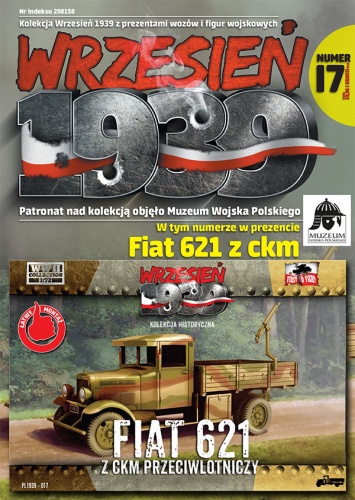 Polish Fiat 621 L with anti-aircraft CKM 1:72 First To Fight PL017