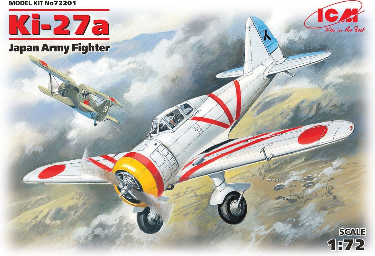 Zdjęcie główne produktu Japoński myśliwiec Ki-27a 1:72 ICM 72201