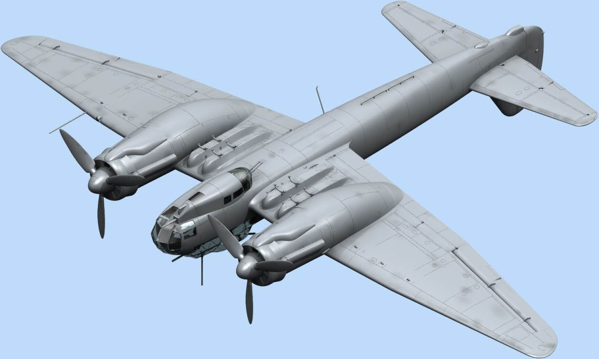 Zdjęcie dodatkowe produktu Ju 88A-14 Niemiecki bombowiec z czasów II WŚ 1:48 ICM 48234