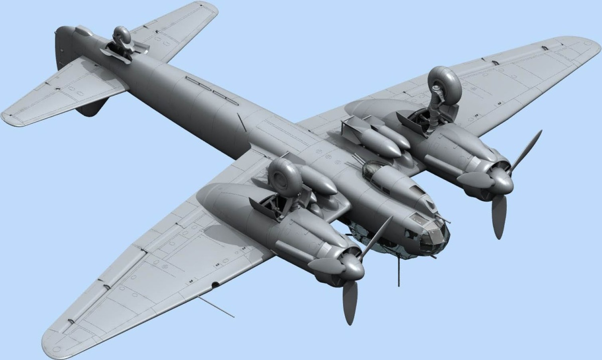 Zdjęcie dodatkowe produktu Ju 88A-14 Niemiecki bombowiec z czasów II WŚ 1:48 ICM 48234