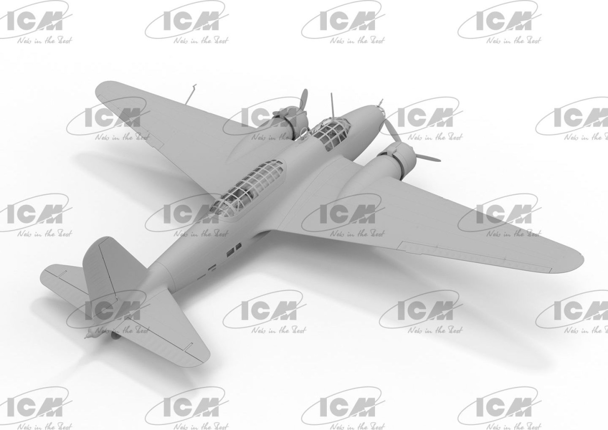 Zdjęcie dodatkowe produktu Ki-21-Ib "Sally" Japoński ciężki bombowiec 1:72 ICM 72203