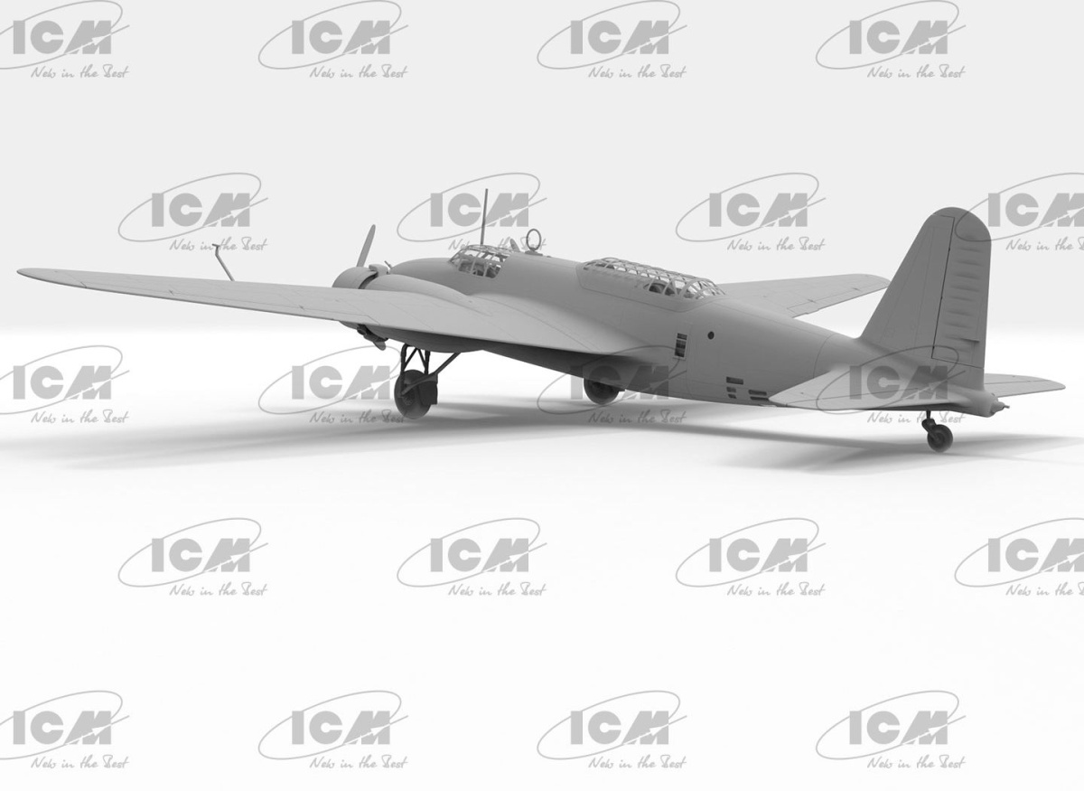 Zdjęcie dodatkowe produktu Ki-21-Ib "Sally" Japoński ciężki bombowiec 1:72 ICM 72203