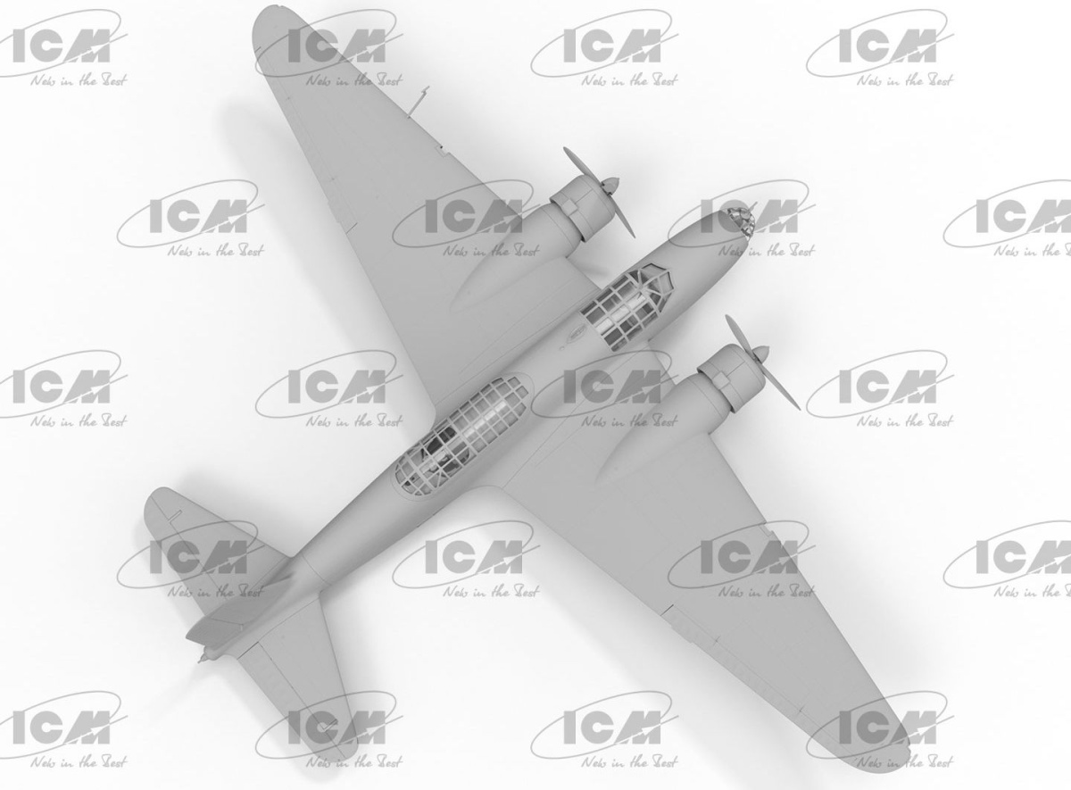 Zdjęcie dodatkowe produktu Ki-21-Ib "Sally" Japoński ciężki bombowiec 1:72 ICM 72203