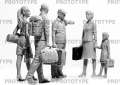 Zdjęcie dodatkowe produktu Czarnobyl 5. Ewakuacja (4 osoby dorosłe, 1 dziecko i bagaż) 1:35 ICM 35905