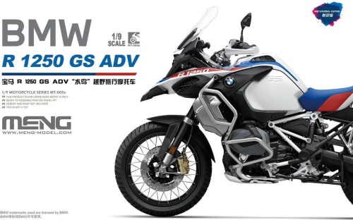 BMW R 1250 GS ADV (pre-painted) 1:9 Meng MT005S