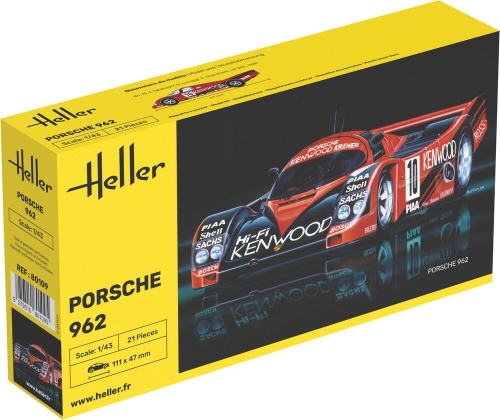 Porsche 962 1:43 Heller 80109