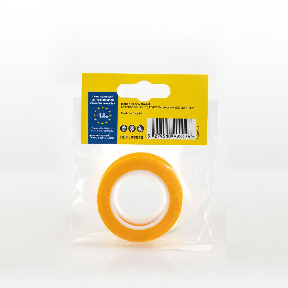 Zdjęcie dodatkowe produktu Taśma maskująca 6mm x 18m (2 sztuki) Heller 99012