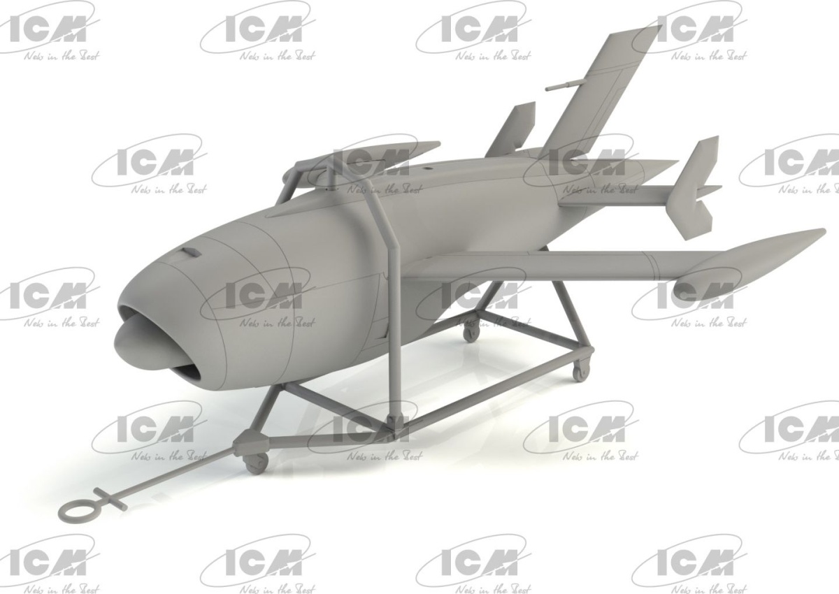 Zdjęcie dodatkowe produktu KDA-1 (Q-2A) Firebee z przyczepą 1:48 ICM 48400