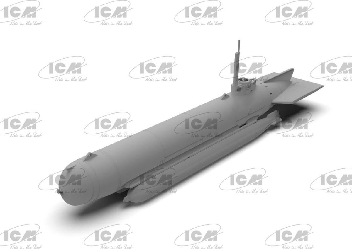 Zdjęcie dodatkowe produktu Niemiecki miniaturowy okręt podwodny typu Molch z okresu II WŚ 1:72 ICM S019