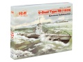 Zdjęcie dodatkowe produktu Niemiecki okręt podwodny U-Boat Type IIB (1939) 1:144 ICM S009