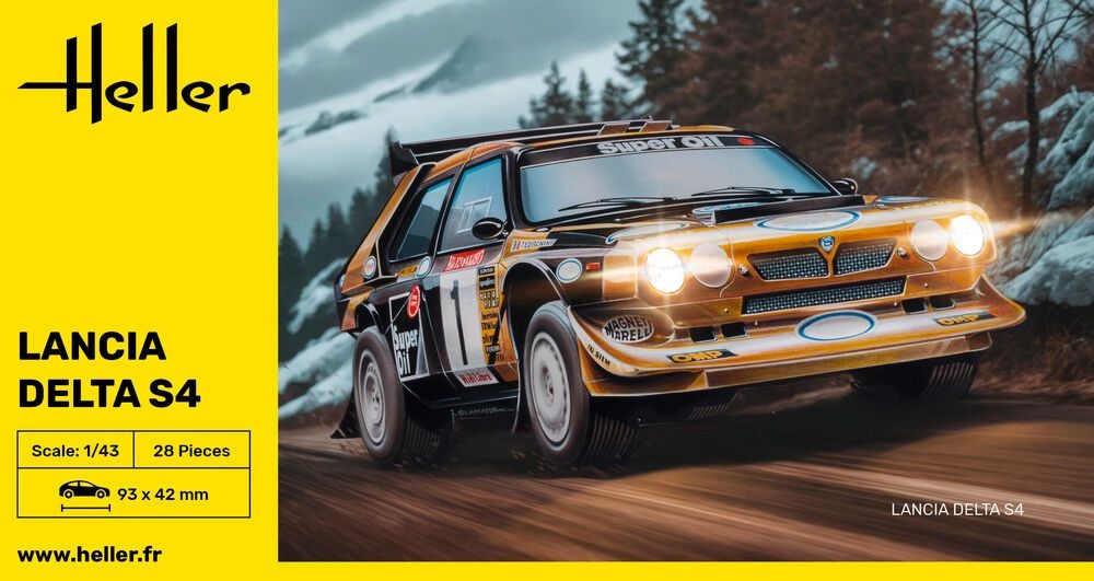 Zdjęcie dodatkowe produktu Lancia Delta S4 1:43 Heller 80177