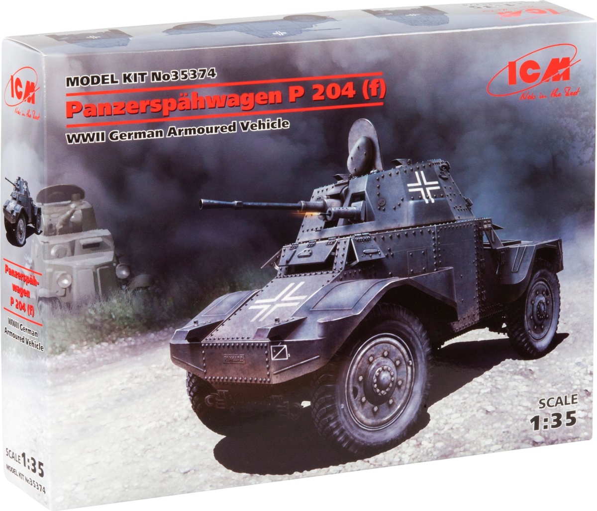Zdjęcie dodatkowe produktu Panzerspahwagen P 204 (f) 1:35 ICM 35374
